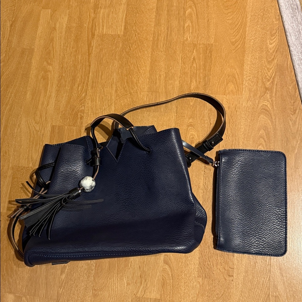 Pixie Mood Navy Blue Tote Bag